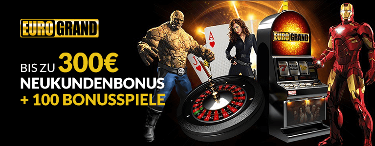 Eurogrand Casino Bonus für Neukunden 