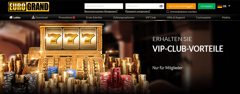 Eurogrand Casino VIP & Treueaktionen 