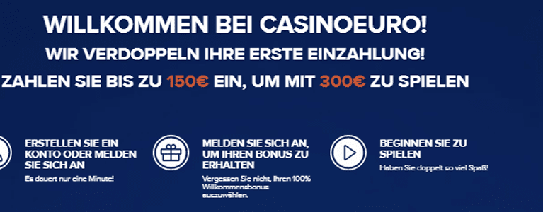 CasinoEuro Bonus ohne Einzahlung