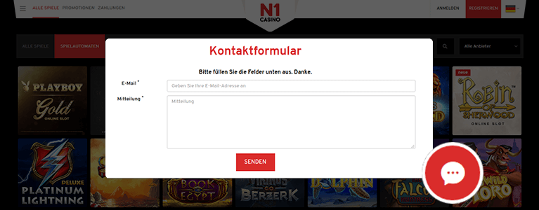 N1 Casino Support