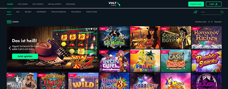 Volt Casino Spiele & Slots