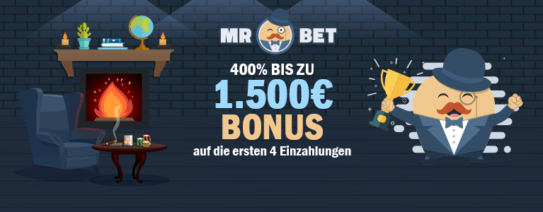 Mr Bet Bonus für Neukunden