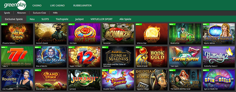 Greenplay Casino Games 